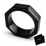 Czarny SYGNET, Anodowany, stal 316L, rozmiar 17. Versatile