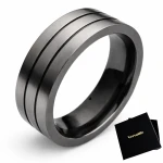 Srebrny SYGNET z przetłoczeniami, stal 316L, rozmiar 20. Versatile