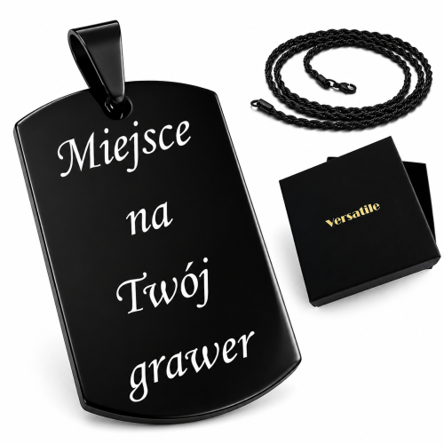Czarny nieśmiertelnik z łańcuszkiem.png