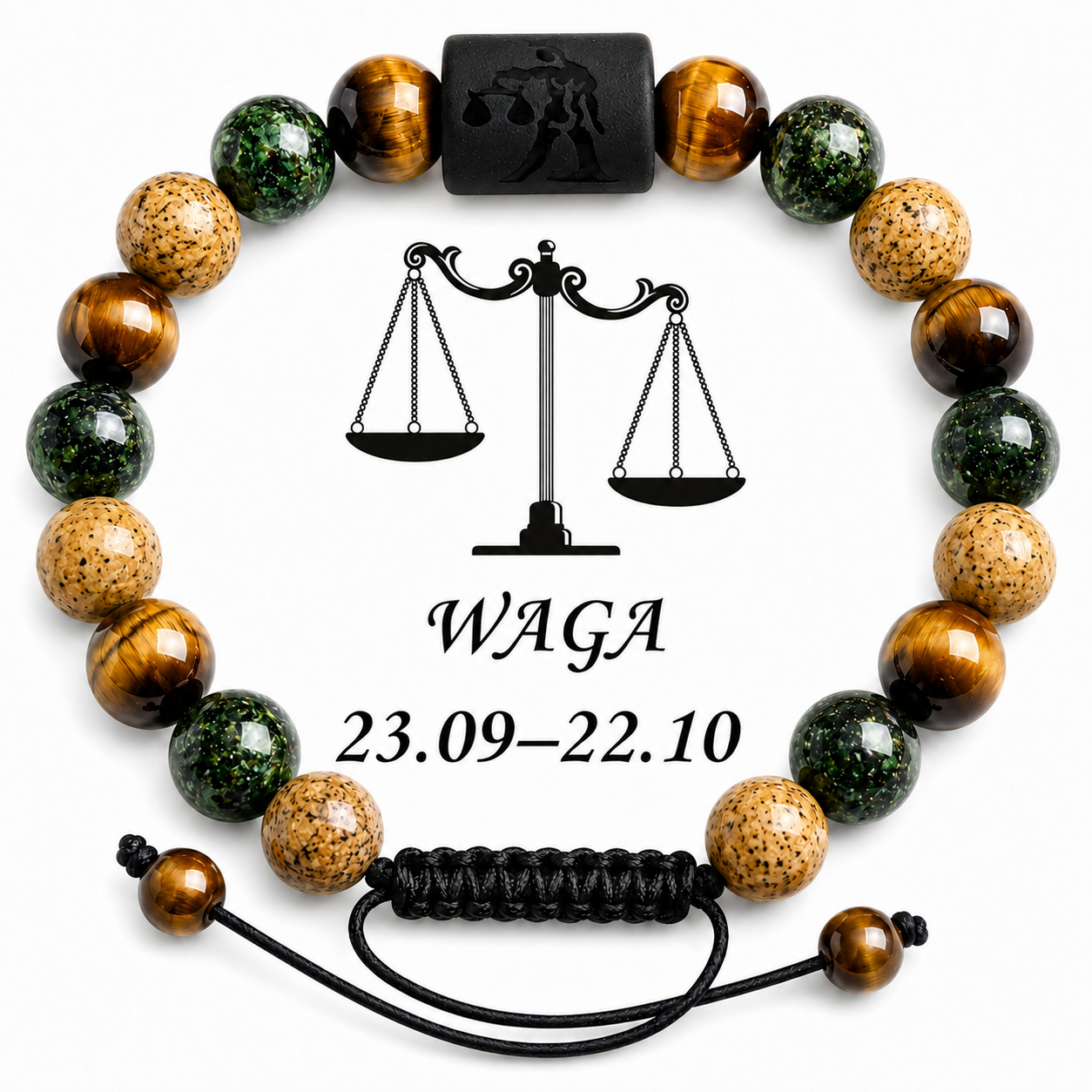 Bransoletka Versatile ze znakiem zodiaku Waga